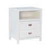 Accent & End Tables-Kirkland's Home Open Shelf Wood Accent Table White