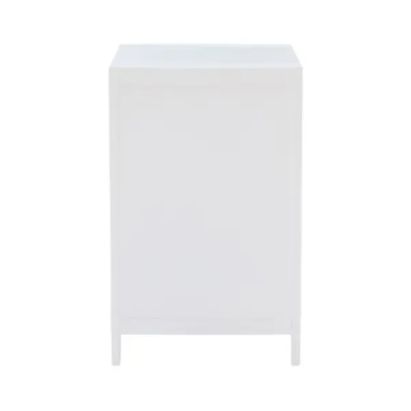 Accent & End Tables-Kirkland's Home Open Shelf Wood Accent Table White