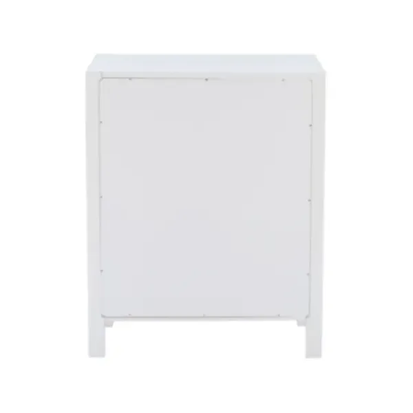 Accent & End Tables-Kirkland's Home Open Shelf Wood Accent Table White