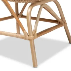 Accent Chairs-Kirkland's Home Open Woven Rattan Accent Chair White