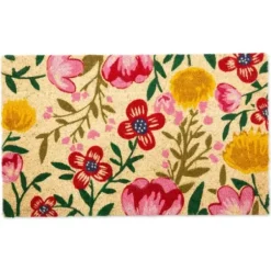 Doormats-Kirkland's Home Ornamental Brick Entry Doormat Brown