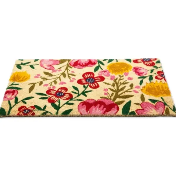 Doormats-Kirkland's Home Ornamental Brick Entry Doormat Brown