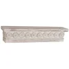 Shelves-Kirkland's Home Ornate Farmhouse Wooden Wall Shelf, 28 In. White