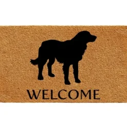 Doormats-Kirkland's Home Ornate Penelope Durable Rubber Doormat, 30X18 In. Black