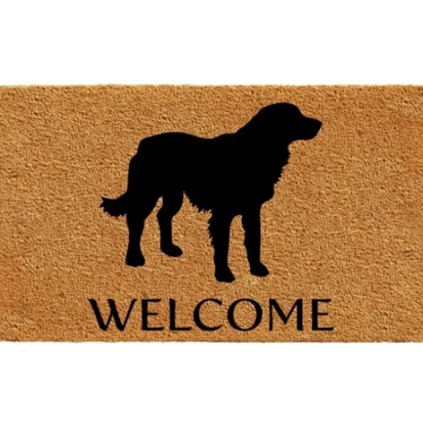 Doormats-Kirkland's Home Ornate Penelope Durable Rubber Doormat, 30X18 In. Black