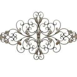 Wall Plaques-Kirkland's Home Ornate Scroll Wall Plaque Silver