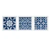 Wall Plaques-Kirkland's Home Ornos Medallion Tiles Wall Plaques, Set Of 3 Blue