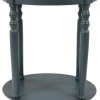 Accent & End Tables-Kirkland's Home Oval Antique Navy Accent Table Blue