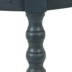 Accent & End Tables-Kirkland's Home Oval Antique Navy Accent Table Blue