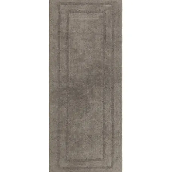 Bathroom Rugs-Kirkland's Home Oval French Crochet Bath Mat Blue