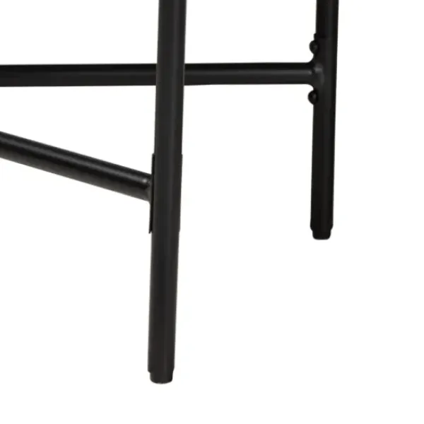 Console Tables-Kirkland's Home Oval Light Wood X Base Console Table Brown
