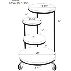 Accent & End Tables-Kirkland's Home Overlapping Acacia Wood Side Table Brown