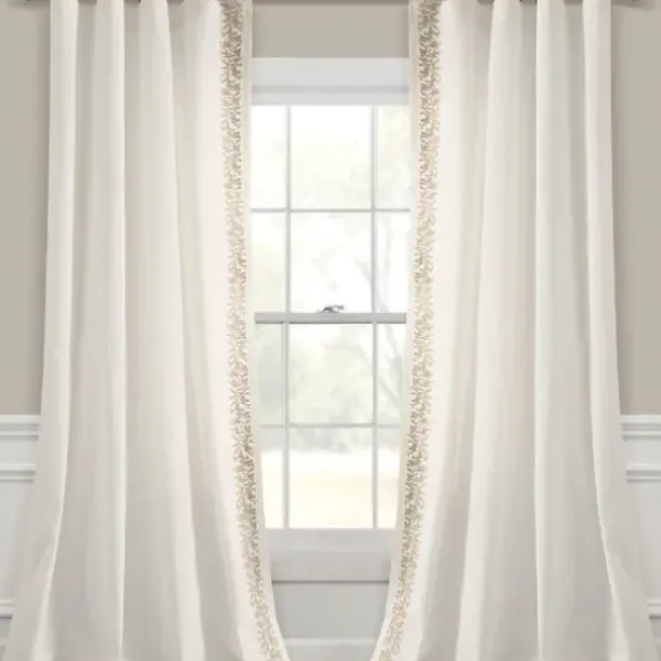 Curtains & Drapes-Kirkland's Home Oxford Navy Thermal Curtain Panel Set, 108 In. Blue