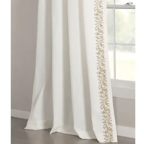 Curtains & Drapes-Kirkland's Home Oxford Navy Thermal Curtain Panel Set, 108 In. Blue