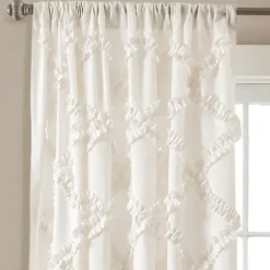 Curtains & Drapes-Kirkland's Home Oxford Teal Thermal Curtain Panel Set, 84 In. Blue/Green