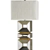 Table Lamps-Kirkland's Home Palladium Silver Contemporary Table Lamp Gray