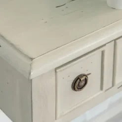 Console Tables-Kirkland's Home Paloma Cream 4-Drawer Console Table Ivory