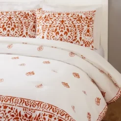Comforters-Kirkland's Home Paloma Full/Queen 3-Pc. Comforter Set Orange