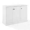Cabinets & Sideboards-Kirkland's Home Paneled 3-Door Sideboard Cabinet White