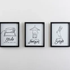 Wall Quotes & Signs-Kirkland's Home Pants Funny Laundry Room Wall Plaque Black/White