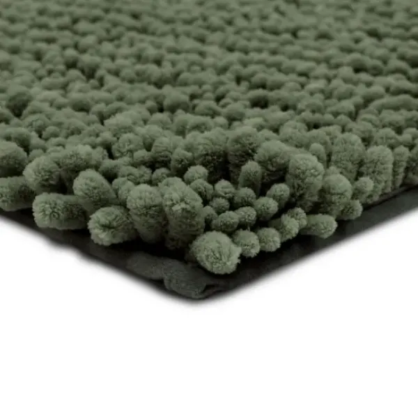 Bathroom Rugs-Kirkland's Home Parchment Lofty Pile Chenille Bath Mat, 60 In. Tan