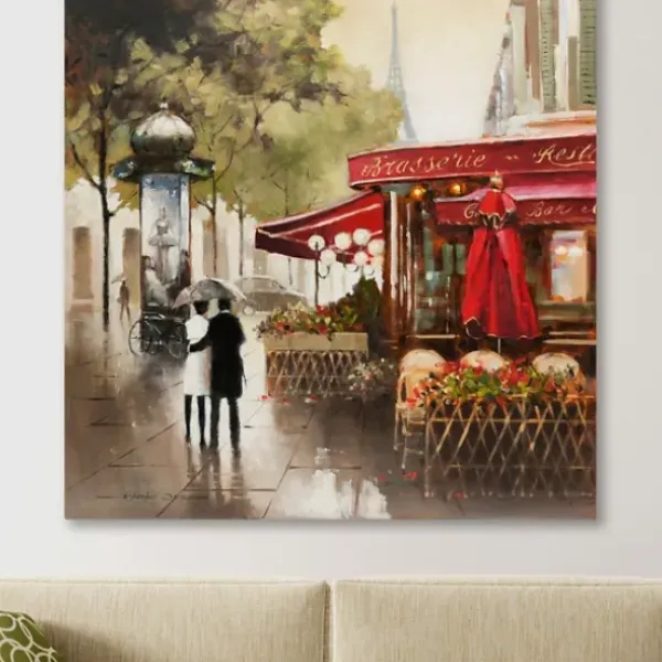 Canvas Art-Kirkland's Home Paris In The Rain Giclee Canvas Art Print Multi