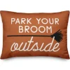 Pillows-Kirkland's Home Park Your Broom Outside Halloween Pillow Orange