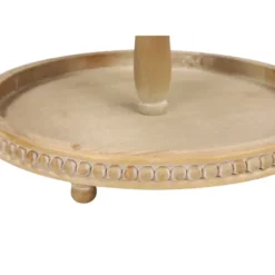 Decorative Trays-Kirkland's Home Parquet Fir Wood Decorative Tray Tan