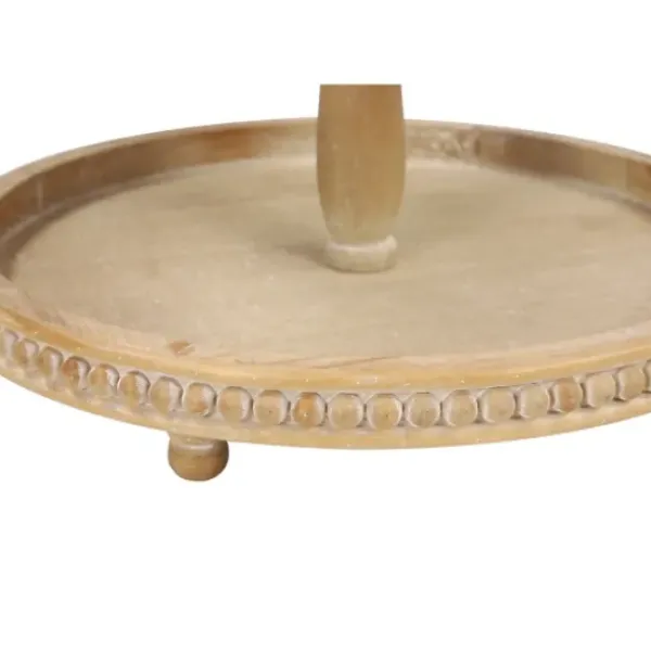 Decorative Trays-Kirkland's Home Parquet Fir Wood Decorative Tray Tan