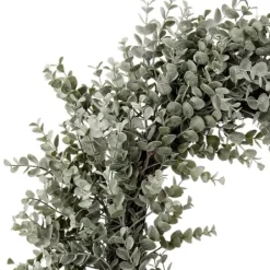 Wreaths-Kirkland's Home Parvafolia Eucalyptus Spiral Wreath Green