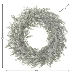 Wreaths-Kirkland's Home Parvafolia Eucalyptus Spiral Wreath Green
