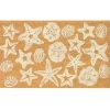 Doormats-Kirkland's Home Patterned Pineapples Home Coir Doormat Ivory/Black/Multi