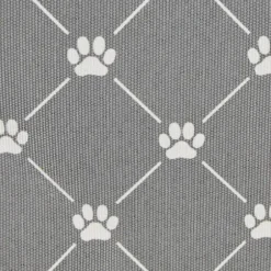 Baskets & Boxes-Kirkland's Home Paw Trellis Rectangle Basket, 17.5 In. Gray