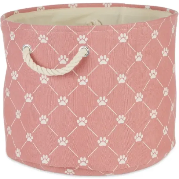 Baskets & Boxes-Kirkland's Home Paw Trellis Rectangle Basket, 16 In. Black