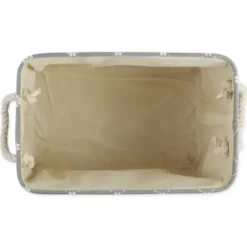 Baskets & Boxes-Kirkland's Home Paw Trellis Rectangle Basket, 16 In. Gray