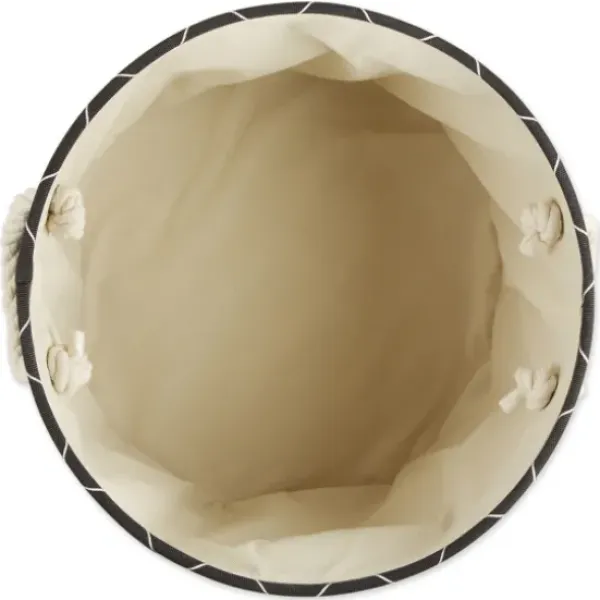 Baskets & Boxes-Kirkland's Home Paw Trellis Round Basket, 15 In. Black