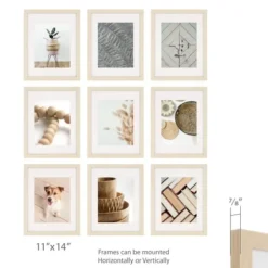 Gallery Wall Frames-Kirkland's Home 9-Pc. Gallery Wall Picture Frame Set, 8X10 Ivory
