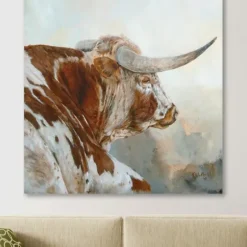 Canvas Art-Kirkland's Home Peaceful Easy Feeling Giclee Canvas Art Print Brown/White