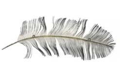 Wall Plaques-Kirkland's Home Peacock Feather Metal Wall Plaque Black/Gold