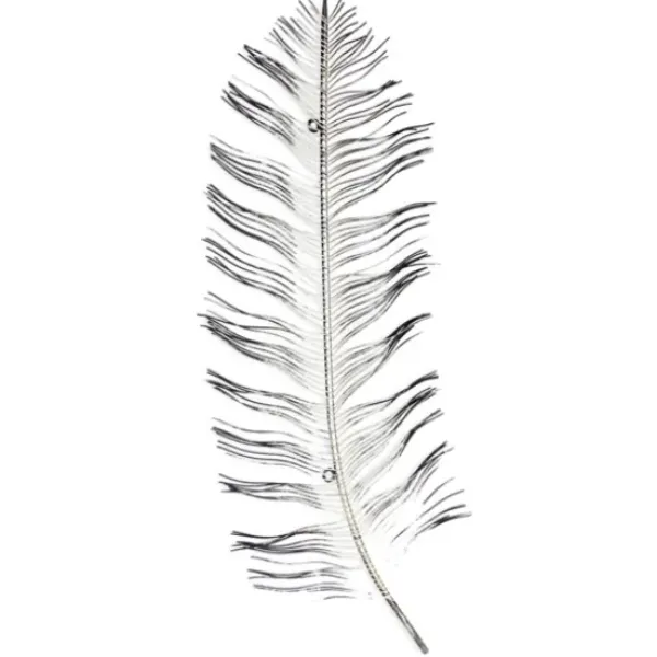 Wall Plaques-Kirkland's Home Peacock Feather Metal Wall Plaque Black/Gold