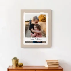 Wall Plaques-Kirkland's Home Personalized Beige Photo Upload Canvas Art Print Tan