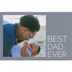 Wall Quotes & Signs-Kirkland's Home Personalized Best Dad Ever Canvas Art Print Blue