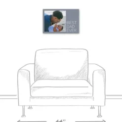 Wall Quotes & Signs-Kirkland's Home Personalized Best Dad Ever Canvas Art Print Blue