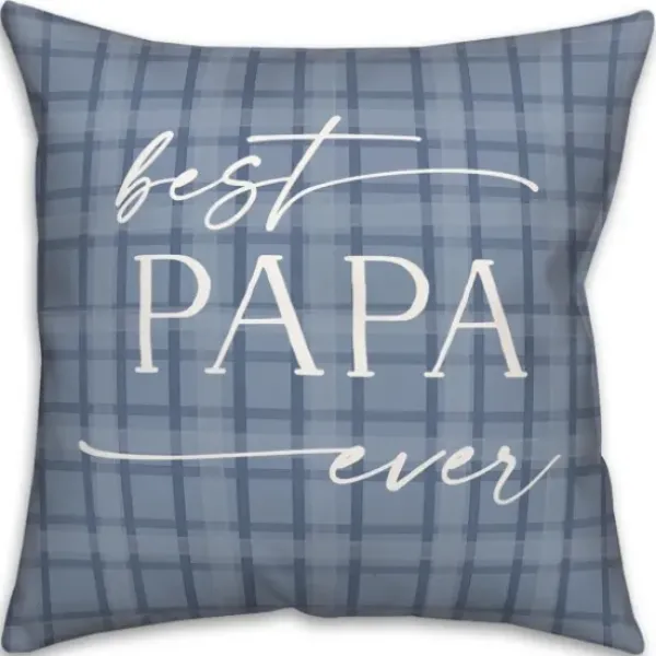 Pillows-Kirkland's Home Personalized Best Ever Indoor/Outdoor Pillow Blue