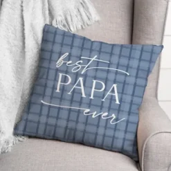 Pillows-Kirkland's Home Personalized Best Ever Indoor/Outdoor Pillow Blue
