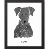 Wall Quotes & Signs-Kirkland's Home Personalized Black Labrador Canvas Wall Plaque Black/White