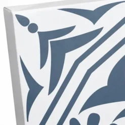 Monogram Wall Decor-Kirkland's Home Personalized Blue Tile Monogram Wall Plaque Blue/White