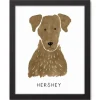 Wall Quotes & Signs-Kirkland's Home Personalized Chocolate Labrador Canvas Wall Plaque Brown/White