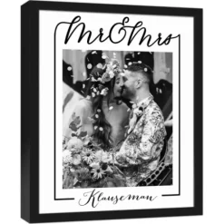 Wall Quotes & Signs-Kirkland's Home Personalized Classic Mr. & Mrs. Wall Plaque Black/White