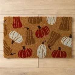 Doormats-Kirkland's Home Personalized Come On In Y'All Coir Doormat Tan/Black